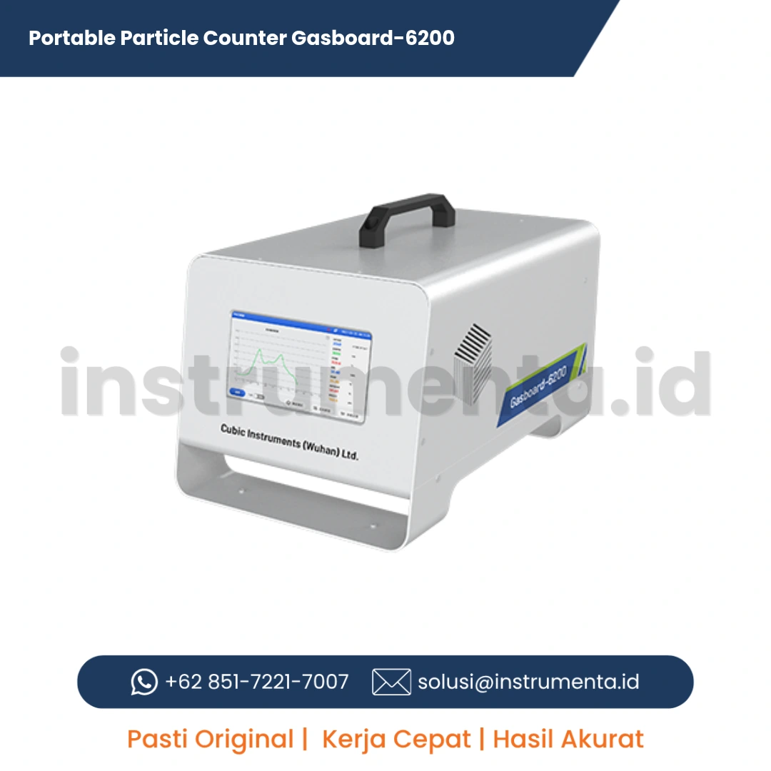 Distributor Resmi Gasboard-6200 Portable Particle Counter Alat Ukur Kepekatan Partikel Emisi Gas Buang